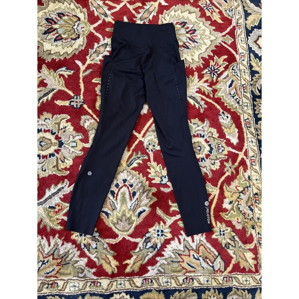 Lululemon X‎ Peloton 2 Reflective Tight 23” Classic Leggings Black XS New Style